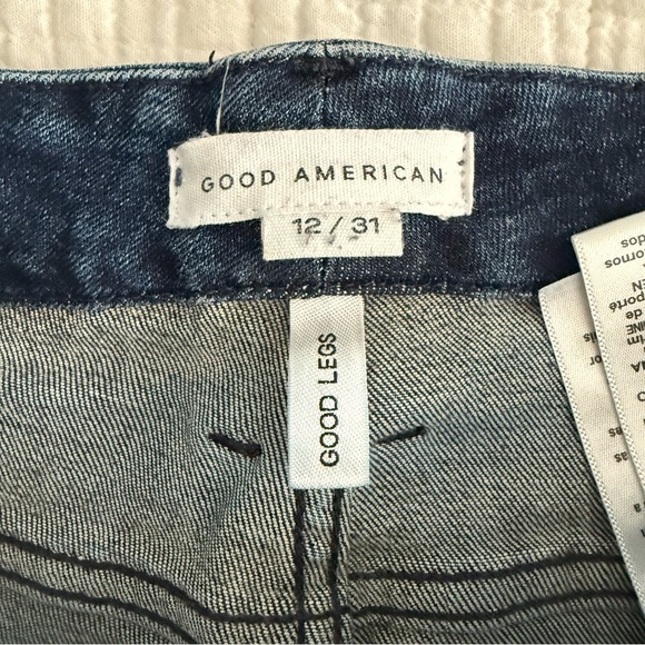 Good American Good Legs Raw Hem Jeans 12/31 - Picture 5 of 5